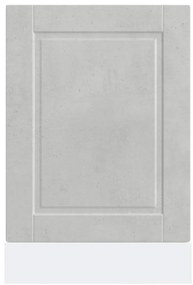 Painel máquina lavar louça Porto betão cinzento 45x1,5x67 cm