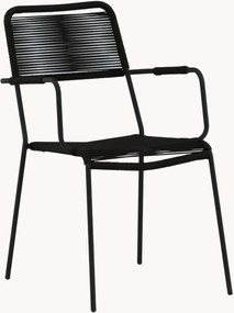 Cadeiras de jantar para jardim com braços empilháveis Lindos, conjunto de 2