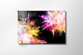 Pintura Decorativa em Vidro Temperado UV-005 – Multicolor – 70 x 100 c