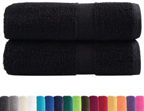 Toalhas de mãos premium SOLUND 2 pcs 30x30 cm 600 g/m2 preto