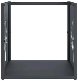 Suporte para lenha 40x40x40 cm aço laminado a frio antracite