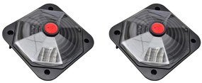 Conjunto de 2 aquecedores solares de piscina 735W