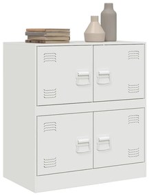 Aparador 67x39x73 cm aço branco