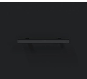 Mesa de cabeceira 40x40x66 cm derivados de madeira preto