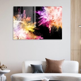 Pintura Decorativa em Vidro Temperado UV-005 – Multicolor – 70 x 100 c