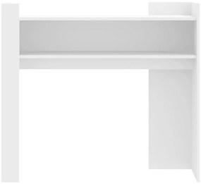 Mesa consola 100x35x90 cm derivados de madeira branco