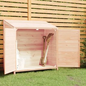 vidaXL Abrigo de jardim 102x52x112 cm madeira de abeto maciça