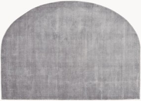 Tapete semicircular em viscose artesanal Duetto