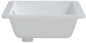 Lavatório casa de banho retangular 55,5x40x18,5 cerâmica branco