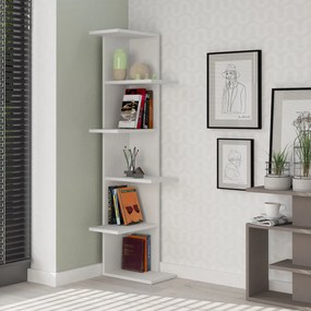 Estante Saso – Branco – 37 cm x 141 cm x 24 cm