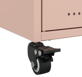 Móvel de TV 68x39x43,5 cm aço rosa
