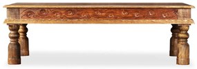 Mesa de centro madeiras mangueira/acácia maciças 110x60x38cm