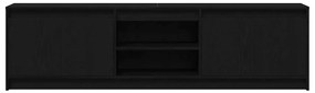Gabinete para TV com luzes de tira LED com armazenamento com porta Pre