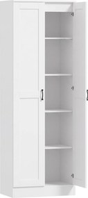 HOMCOM Armário de Despensa 175 cm com Espaço de Armazenamento, Armário de Cozinha com Portas Soft-Close e Prateleiras Ajustáveis, Branco | Aosom Portugal