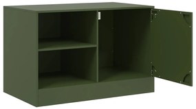 Móvel de TV 67x39x44 aço verde azeitona