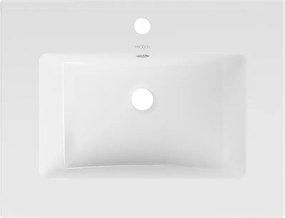 Mexen Atena lavatório embutido no tampo 61 x 46 cm, branco - 25016000