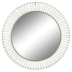 Espelho de Parede Dkd Home Decor Espelho Dourado Metal (80 X 8 X 80 cm)