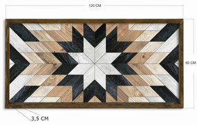 Pintura Decorativa em MDF TAH034 – Multicolor – 120 x 60 cm
