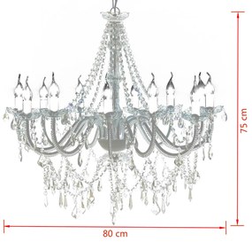 Candelabro com 1600 Cristais