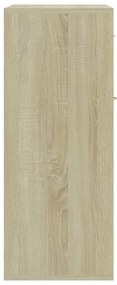 Aparador 60x30x75 cm contraplacado cor carvalho sonoma