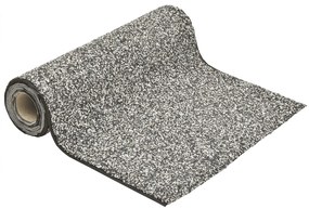 vidaXL Revestimento de pedra 800x60 cm cinzento