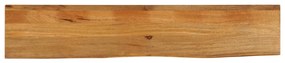 vidaXL Tampo de mesa c/ borda viva 180x30x3,8 cm mangueira maciça