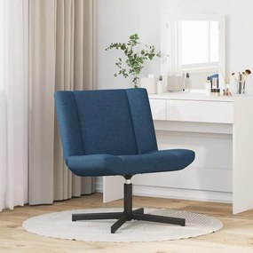 Cadeira de Descanso Azul Tecido Médio Ergonómica