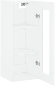 Armário de parede 34,5x34x90 cm branco