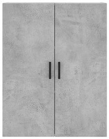 Armário alto 69,5x34x180 cm derivados de madeira cinza cimento