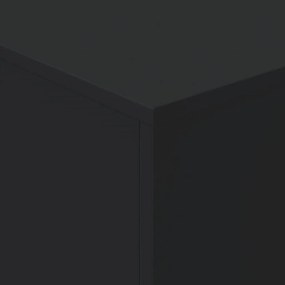 Mesa de centro com luzes LED 90x50x40 cm preto