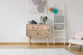 Mesa de Cabeceira City Two – Multicolor – 60x61x40 cm
