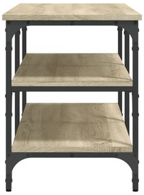 Banco sapateira 100x38,5x49cm derivados madeira carvalho sonoma