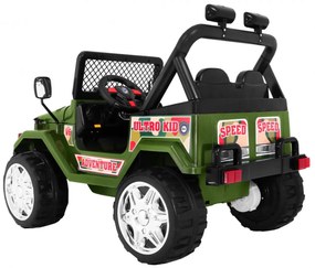Jipe elétrico para Crianças 12V RAPTOR Drifter Rodas de EVA Verde