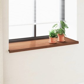 vidaXL Soleira de Janela Madeira Marrom 140 x 50 x 4,5 cm PVC