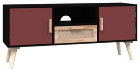 Móvel de TV com portas 105x30x45 cm derivados de madeira