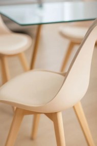 Pack 4 Cadeiras Synk Basic - Beige