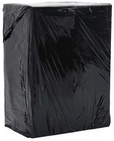 vidaXL Película extensível 2 unid preto 23 μm 50 cm x 300 m