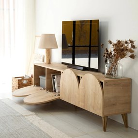 Suporte para TV Mesta – Carvalho – 180x50x35 cm