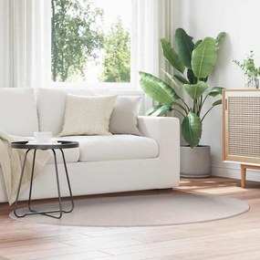 vidaXL Tapetes de área HUARTE Areia 120 x 170 cm Poliéster