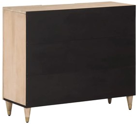 Móvel de apoio 90x33x75 cm madeira de mangueira maciça