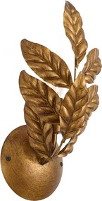 Candeeiro de parede vintage dourado antigo - Linden