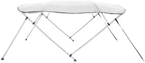 Toldo de 4 arcos Bimini c/ paredes laterais 243x(230-244)x137cm