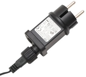 Rede luzes de natal 4x4 m 544 luzes LED int/ext azul