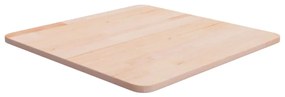 vidaXL Tampo de mesa quadrado 50x50x1,5 cm carvalho maciço não tratado