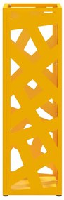Suporte para Guarda-Chuva Amarelo Mostarda Metal Médio Elegante