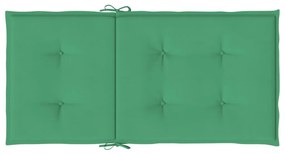 Almofadões lombares p/ cadeiras de jardim 6pcs oxford verde