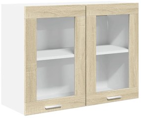 Conjunto móveis de cozinha “Lyon” 8 pcs carvalho sonoma