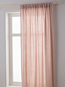 Cortinado translúcido, em gaze de algodão