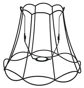 Abajur de metal preto 30/26 - Granny Frame Retro
