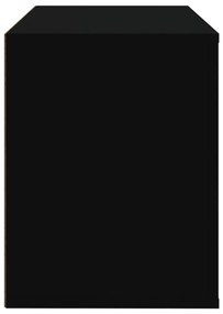 Sapateira 80x35x45 cm derivados de madeira preto